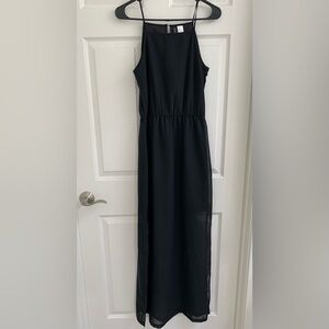 H&M black maxi dress size US 6